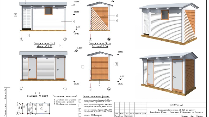 Санаторий в Крыму в Евпатории – Проект пляжа