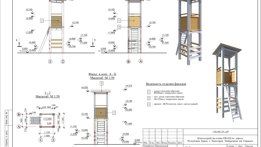 Санаторий в Крыму в Евпатории – Проект пляжа