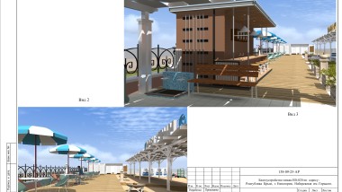 Санаторий в Крыму в Евпатории – Проект пляжа