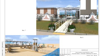 Санаторий в Крыму в Евпатории – Проект пляжа