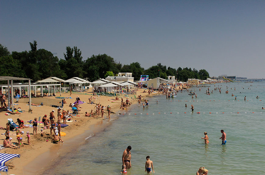 Отдых в санатории Крыму летом: пляж