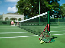 Услуги санатория в Евпатории – теннисный корт